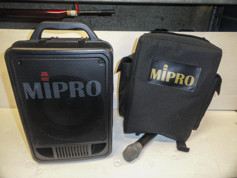 Enceinte Mipro MA705 + micro HF-image